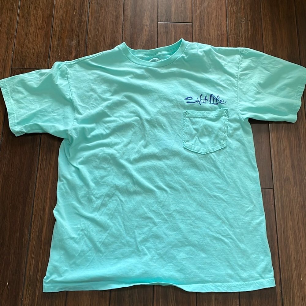 Salt Life mint green tee size medium